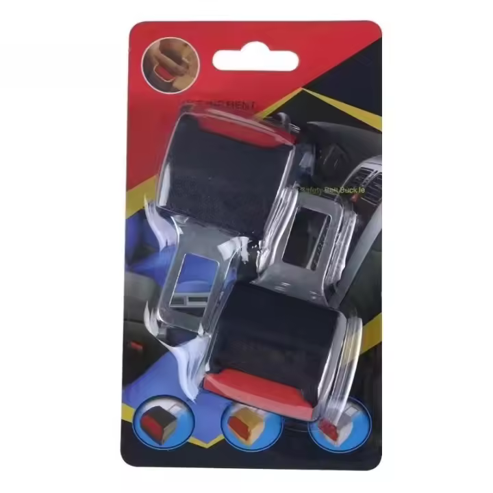 2 PCS Clip Extensor De Cinturón De Seguridad Para Coche Bloqueo De Cinturón De Seguridad Punzón Grueso Accesorios De Asiento - 1