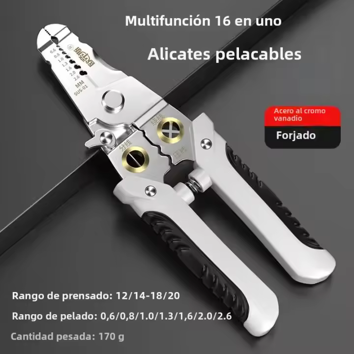 Alicates Multifuncionales Para Desnudar Cables De Electricista Industrial De Grado Superior Cortador De Alambre Herramienta Especializada - 1
