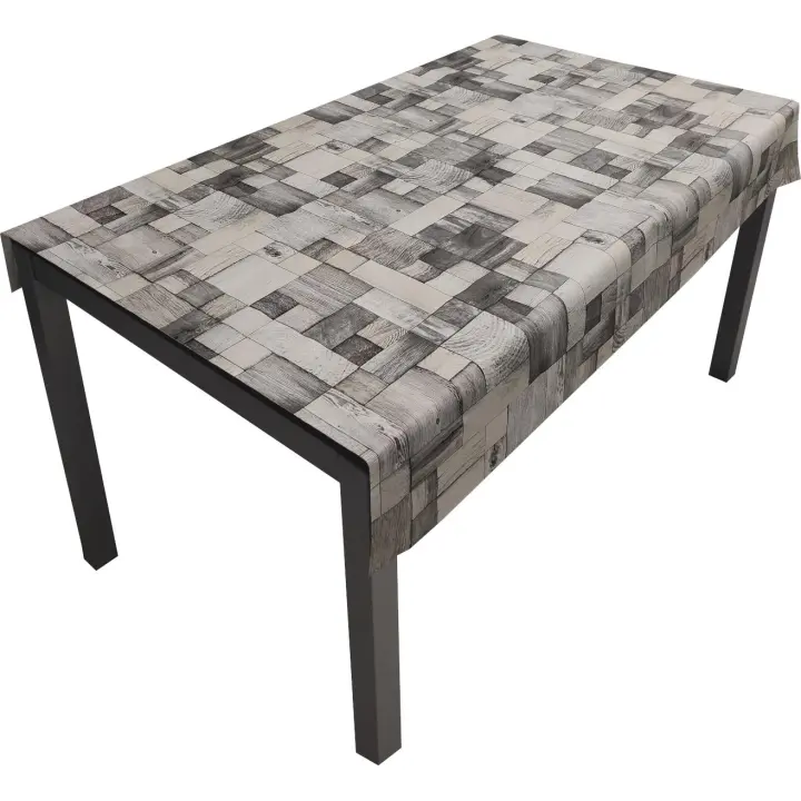 Comercial Candela Mantel Comedor y Cocina Antimanchas PVC | Diseño Madera - 1