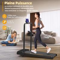 Cinta de Andar con Inclinación del 9%, 2.5HP Walking Pad, Cinta de Correr Capacidad de Carga 120KG, 1-8km/h, Adecuado para Uso Casa o Debajo del Escritorio Caminadora Electrica para Casa - details 2