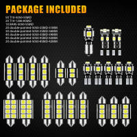 Kit De Luces LED Para Coche 23pcs 6500K T10 Ultra-Finas Luz Blanca Para Interior Mapa Maletero Placa De Licencia Iluminación De Vehículo - details 20