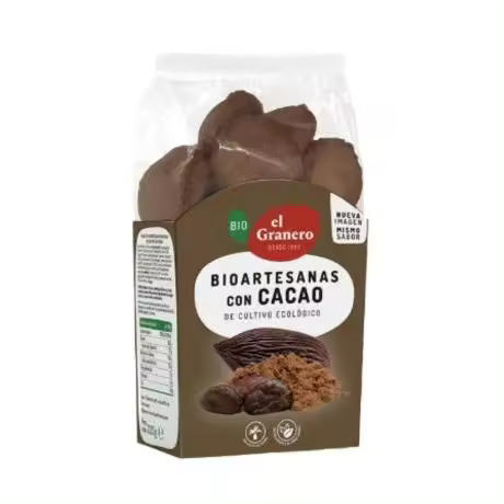 Galletas Artesanas Choco Bio 220g El Granero Integral - 1