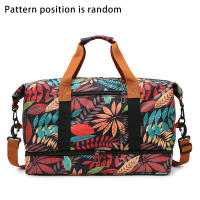 Bolsa De Gimnasio De Viaje Portátil Para Hombres Y Mujeres Bolso Cruzado De Hombro Con Mano Para Exterior Duffel Weekender Yoga Bolsa De Secado Seco Y Húmedo Separación Para Deportes De Entrenamiento - details 0