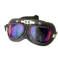 MOLCARAUTO Gafas Protectoras Ajustable para Moto Ciclismo,Lent arcoiris,Vintage-Look - details 1
