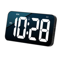 Digital wall clock, large display, automatic dimming, small and silent, suitable for living room, bedroom, kitchen - details 0