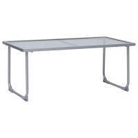 vidaXL Juego de muebles de jardín 4 piezas tela y acero crema - details 7