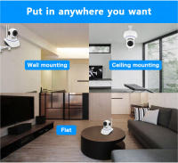 Cámara IP WiFi 1080P Yoosee Con Audio Bidireccional Y Visión Nocturna Infrarroja De 15M Cámara De Seguridad Doméstica Con Puerto LAN Color Blanco - details 4