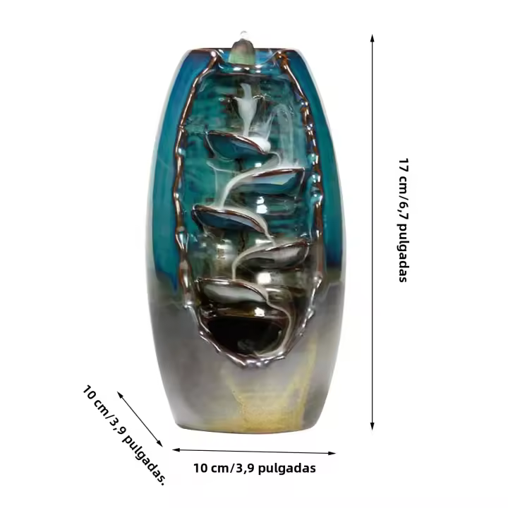1pc Encendedor De Incienso De Cerámica Diseño De Ceniza Creativo Decoración Para El Hogar Portátil Sin Incienso - 1