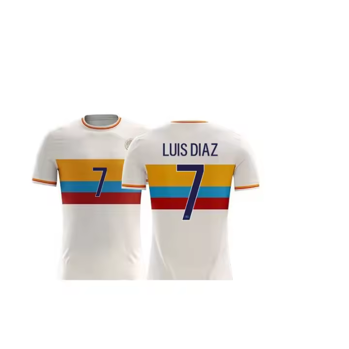 Camiseta De Hombre Colombia Streetwear Fútbol 3D Impreso Secado Rápido Transpirable Para Parejas Manga Corta Cuidado Con Lavado Mecánico Estilo Casual - 1