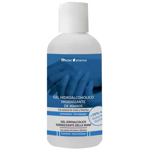 Thader Pharma Gel hidroalcohólico higienizante de manos sin enjuague con Extracto de Limón - 1