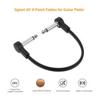 Kit De Cables De Patch Planos Ggiant AC-8 Pedal De Efectos Para Guitarra Con Conectores De Ángulo Recto De 1/4 Pulgada Longitud De 6 Pulgadas 4 Packs - details 10