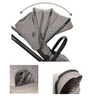 LORELLI Carrito de bebé trio REYA hasta 22 kg de Lorelli,con capazo duro y manillar reversible - details 3