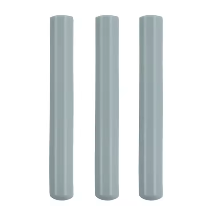 3Pcs Cubiertas Para Pinceles De Uñas Con Silicona Mate Y Aisladas Protección Contra Polvo Y Luz Almacenamiento De Suministros Para Arte De Uñas - 1