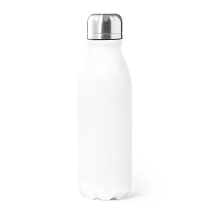 Botella de aluminio 550 mls. personalizada láser. Hombre, mujer o niño. Deporte. Ideal regalo. Agua. Playa y montaña. Logos, nombres y escudos. Botella de agua. Cocina. Día del Padre. Día de la Madre. Navidad. Imagina - 1