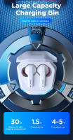 Auriculares Inalámbricos MINISO GM2 pro Bluetooth 5.4 Gaming Con Cancelación De Ruido Baja Latencia Calidad De Sonido HIFI Earbuds In-ear - details 10