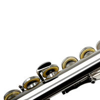 FLUTE TRANVERSAL PROFESSIONAL SLADE 16 TONO C CON CLAVES CERRADAS Y ABERTAS INSTRUMENTO MUSICAL DE CONCIERTO CON Caja Paño De Limpieza Y Guantes - details 8