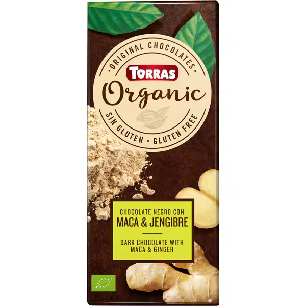 Chocolate Negro Con Maca-Jengibre 100Gr. Bio Sg - 1