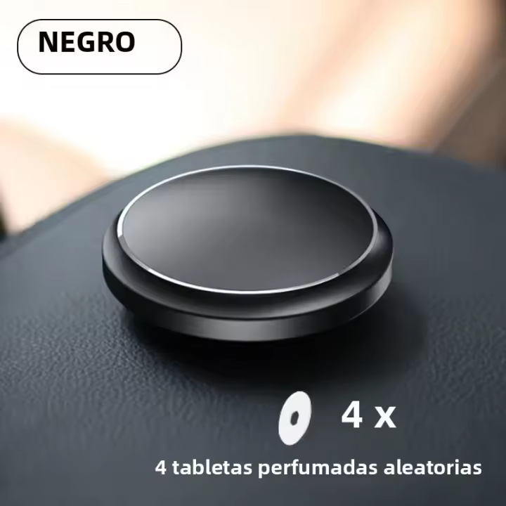 Aromaterapia Para Coche En Forma De UFO Perfume Sólido De Larga Duración Luz De Rotación Ajustable Decoración Para Vehículo - 1