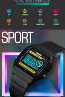 Reloj Deportivo Para Mujer SKMEI Moda Digital Resistente Al Agua Con Alarma Y Luz Trasera Pulsera De PU Reloj Feminino 1413 - details 1