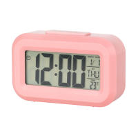 Reloj De Alarma Digital LED Con Pantalla Retroiluminada Función Snooze Calendario Y Temperatura Para Oficina Y Hogar - details 14