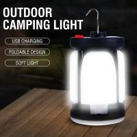 Lámpara De Camping LED Solar Recargable 4500mAh 1000LM Banco De Energía Plegable 6 Modos De Luz Para Camping Pesca - details 0