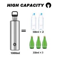 Botella De Agua De Acero Inoxidable FEIJIAN Para Ciclismo Y Deportes a Prueba De Fugas Con Bolsa Portátil Gran Capacidad BPA Free Para Adultos - details 3