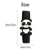 Almohadilla Protectora De Cinturón De Seguridad Para Coche En Forma De Panda Cartoon Accesorio De Asiento Automóvil - details 1