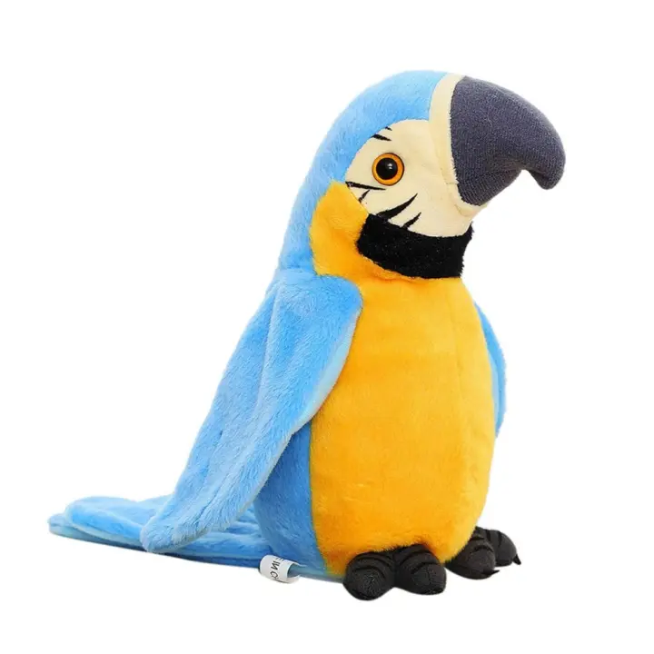 Vicyol S&D Loro Parlante Peluche Interactivo que Reproduce Sonidos y Canciones en Español para Niños - 1