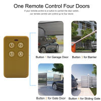 Control Remoto Universal Para Puerta De Garage Multifrecuencia 280-868 Mhz 433Mhz 433.92MHz Clon De Llave Portátil Código Fijo/Variable - details 1