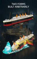Bloques De Construcción Titanic 1881PCS Barco Crucero Gigante Con Luz Modelos Creativos Regalos Para Decoración De Escritorio Ideal Para Adultos Y Niños Mayores De 6 Años - details 3