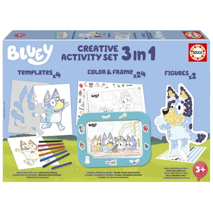 Set 3 En 1 Frame Bluey - 1