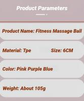 Bola De Masaje De Tissue Profundo 6CM Para Deportes Y Fitness Yoga Alivio Del Estrés Y Dolor Punto De Triger Relajación Muscular Fascia - details 7