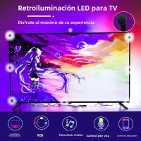 Tira De Luz LED RGBIC Para TV Con Sensor De Color AR Y Control Por App 16.4FT/65-85 Pulgadas Pantalla Sincronizada Música Y LED SMD Epistar - details 2