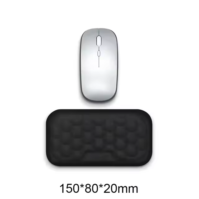 Almohadilla De Muñeca Para Teclado De Juego Ergonómica Con Espuma De Memoria Accesorio De Ratón Y Teclado - 1