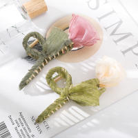Haimeikang Clip De Cabello De Tulipán Para Mujer Accesorios De Cabello Elegantes Para Moño Con Diseño De Caracol Decorativo Moda Casual - details 2