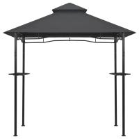 vidaXL Cenador de BBQ acero antracita 240x150x255 cm - details 2