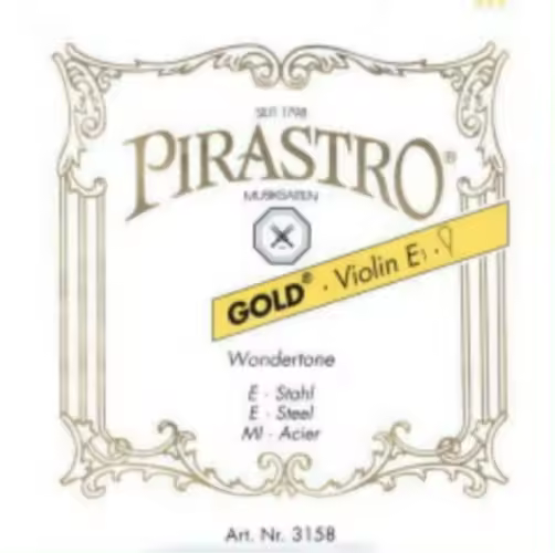 CUERDA VIOLIN-Pirastro (Gold 315821) (Acero) 1ª Lazo Medium Violin 4/4 - 1