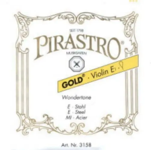 CUERDA VIOLIN-Pirastro (Gold 315821) (Acero) 1ª Lazo Medium Violin 4/4 - 1