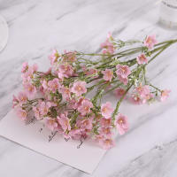 Decoración De Hogar Estilo Pastoral Con Pequeño Margarita Bouquet De Seda Artificial Simulación De Crisantemo Silvestre Para Mesa De Hotel - details 1
