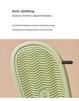 Zapatillas De Baño Para Hombres Y Mujeres Parejas Antideslizantes Impermeables Verano Suave Masajeador No Esponjoso Moda Casa - details 9