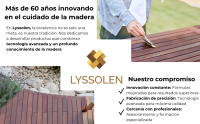 LYSSOLEN - Brocha para Barniz de 8” con Pelo de Cerda Natural - Diseño Profesional y Duradero - Ideal para Acabados Suaves y Precisos - Perfecta para Madera y Superficies Lisas - Fabricación Europea - details 0