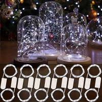 Cuerda De Luces LED De 20 Piezas 2M Con Hilo De Cobre Plateado Para Decoración De Fiestas De Boda Cumpleaños Y Pared - details 5