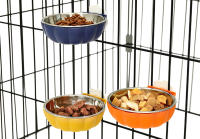 Tazón De Alimentos Para Perro HOOPET Acero Inoxidable Colgante Antisalto Tazón De Agua Para Gato Y Perro Jaula De Alimento Y Arroz - details 9