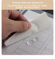 Bolsas De Archivo Transparentes Y Impermeables Para Exámenes Y Viajes De Negocios A4 A5 A6 Con Cierre De Cremallera Pack De 10/20/30 Pcs Suministros Para La Oficina - details 5