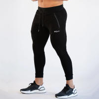 Pantalones De Correr Para Hombre Fitness Entrenamiento Deportivo Tejido De Poliéster Y Algodón Estilo Magro Ajustado Para Gimnasio Y Running - details 7