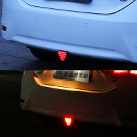 Luz De Freno Tríngula Flash F1 Para Coche Luz De Seguridad Estilo Triángulo Luz De Advertencia Trasera Universal 12V - details 3