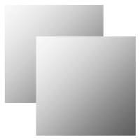 vidaXL Espejo de Pared Cuadrados Vidrio de Maquillaje Mueble Cuarto (2 unidades) Dimensiones 40 x 40 cm,  50 x 50 cm,  60 x 40 cm y mas - details 2