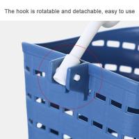 Cesta De Almacenamiento Colgante Para Baño Y Cocina Ecológica De Plástico Cesta De Ducha De Pared Para El Hogar - details 7