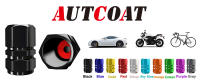 AUTCOAT Cubiertas De Válvula De Neumático De Aleación De Aluminio Para Coches Motocicletas Camiones Bicicletas Cubiertas De Rueda Antipolvo - details 0