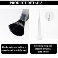 Kit De 25 Pinceles De Uñas Desechables Con Cabezales Y Mango Reemplazo Para Esmalte De Uñas Y Polvo De Acrílico Herramientas De Manicura - details 3